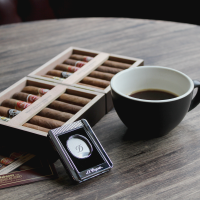 ST Dupont Cigar Cutter Stand - Chrome & Black